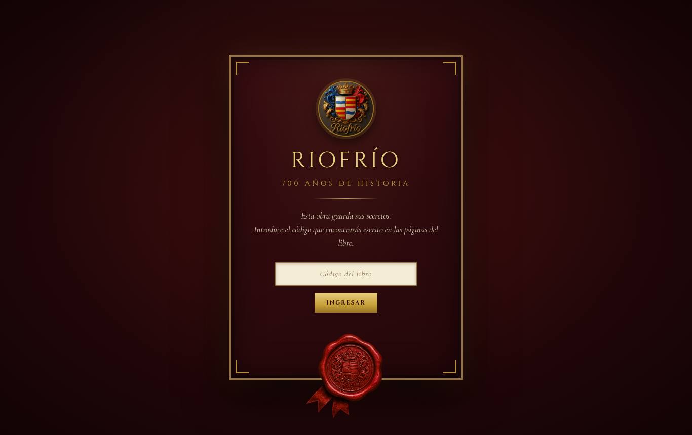 Captura del sitio de Riofrío 700